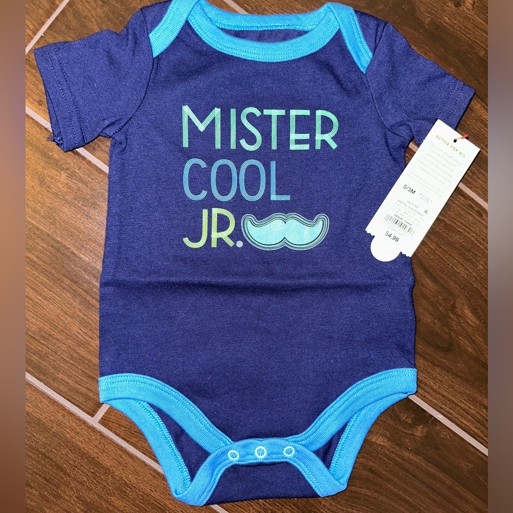 Cat and Jack onesie 0 to 3 months